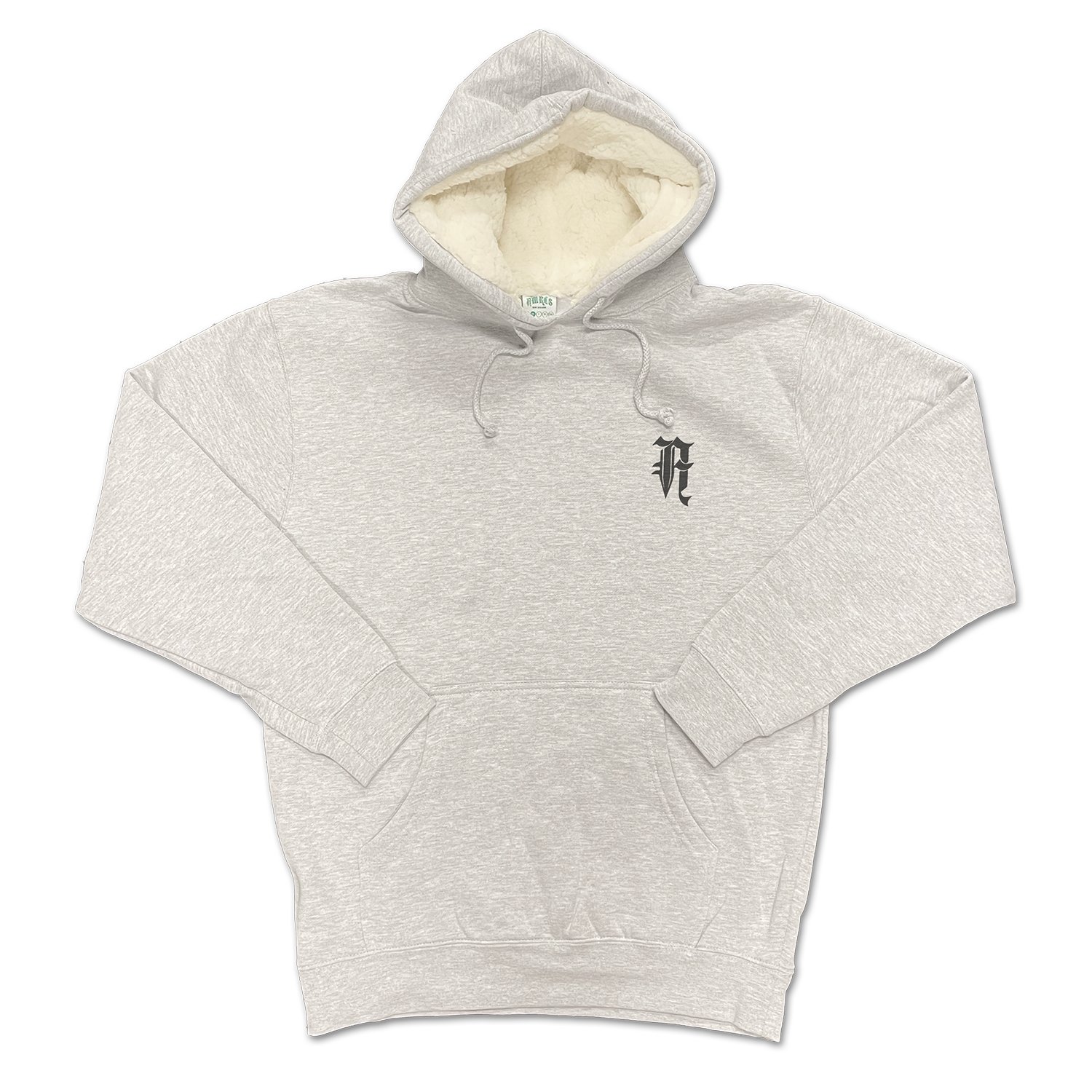"A" LOGO HOODIE (BLACK)